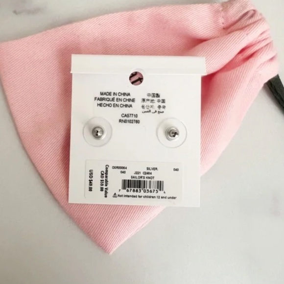 kate spade knot studs. - Picture 3 of 3